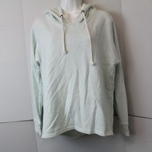 O'Neill hoodie stripes white and green size M